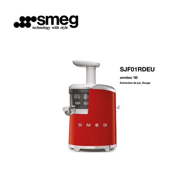 Extracteur de jus Smeg Couleur Rose SJF01RDEU