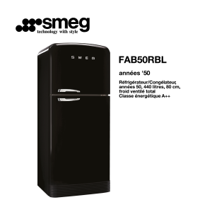 Réfrigérateur avec congélateur 440L