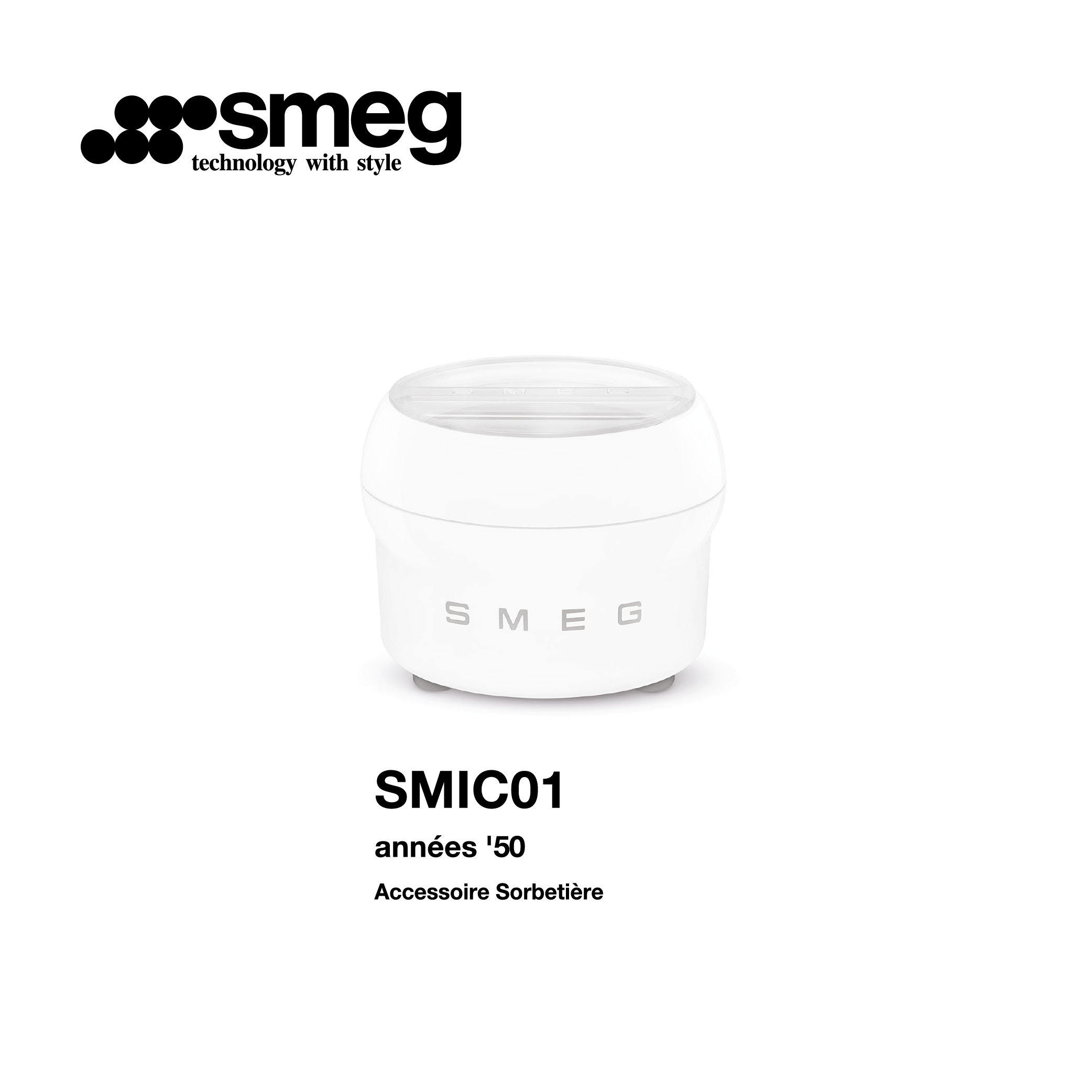accessoire sorbetiere smeg SMIC01