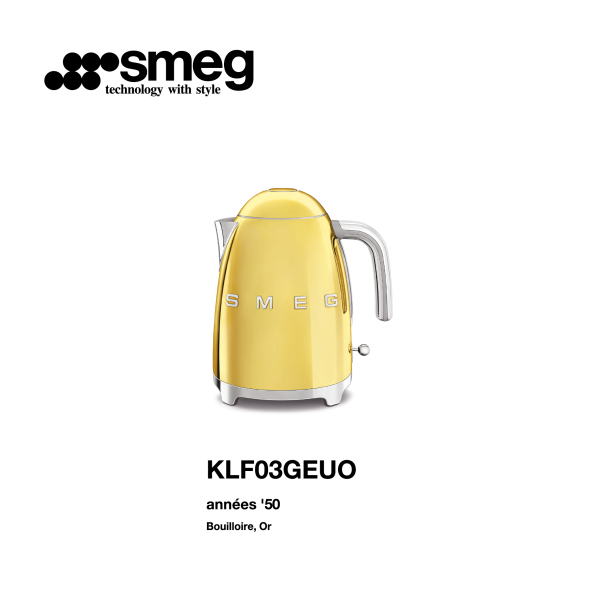 SMEG - Bouilloires crème - KLF05CREU - Années 50