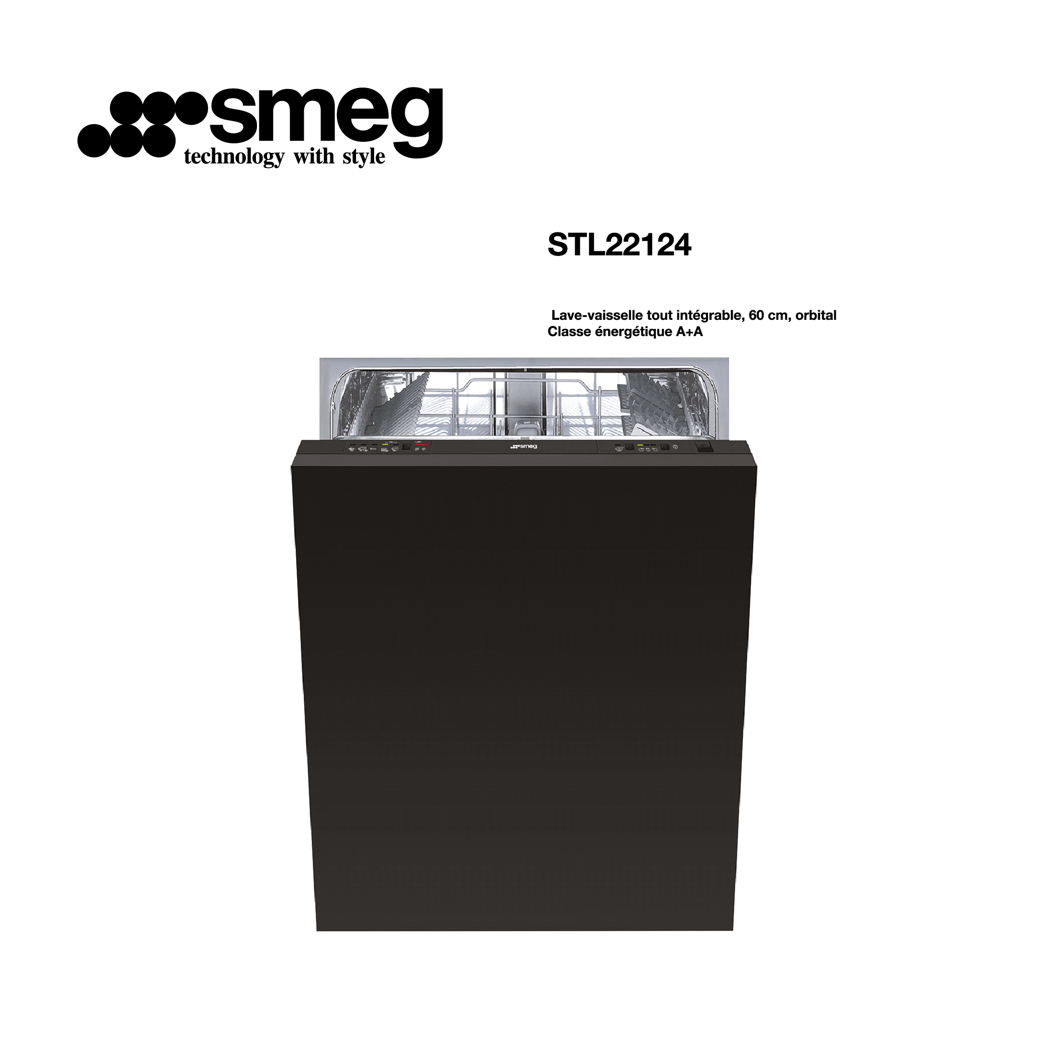 lave-vaisselle SMEG NOIRE STL22124